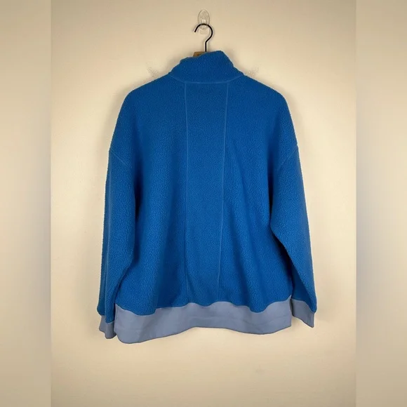 Free People Movement Hit The Slopes Quarter-Zip Fleece Pullover Sz M - Picture 5 of 7